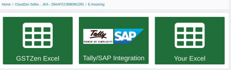 Tally SAP e-Invoice Integration