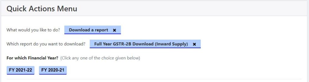 Download GSTR 2B